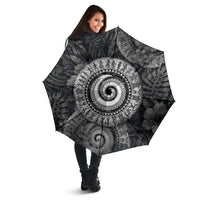 Hawaiian Piko Umbrella Cultural Anchor Connect Your Roots Ocean Waves TS04 - Polynesian Pride