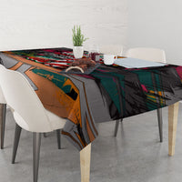 Tropical Christmas In July Candy Cane Surf Tablecloth Vibrant Street Art Beach Graffiti Graphic TS04 - Polynesian Pride