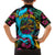 Pineapple Skull Family Matching Mermaid Dress and Hawaiian Shirt Sumer Time TS04 - Polynesian Pride