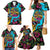 Pineapple Skull Family Matching Mermaid Dress and Hawaiian Shirt Sumer Time TS04 - Polynesian Pride