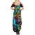 Pineapple Skull Summer Maxi Dress Sumer Time TS04 Women Multicolor - Polynesian Pride