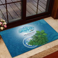 Micronesia Independence Day Rubber Doormat FSM Patriotic Pacific Island Nan Madol Ruins Seabird Tropical TS04 - Polynesian Pride
