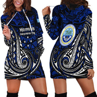 Micronesia Independence Day FSM Hoodie Dress Tribal Tattoo Pattern Flag Seal Heritage TS04 - Polynesian Pride