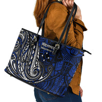 Micronesia Independence Day FSM Leather Tote Bag Tribal Tattoo Pattern Flag Seal Heritage TS04 - Polynesian Pride