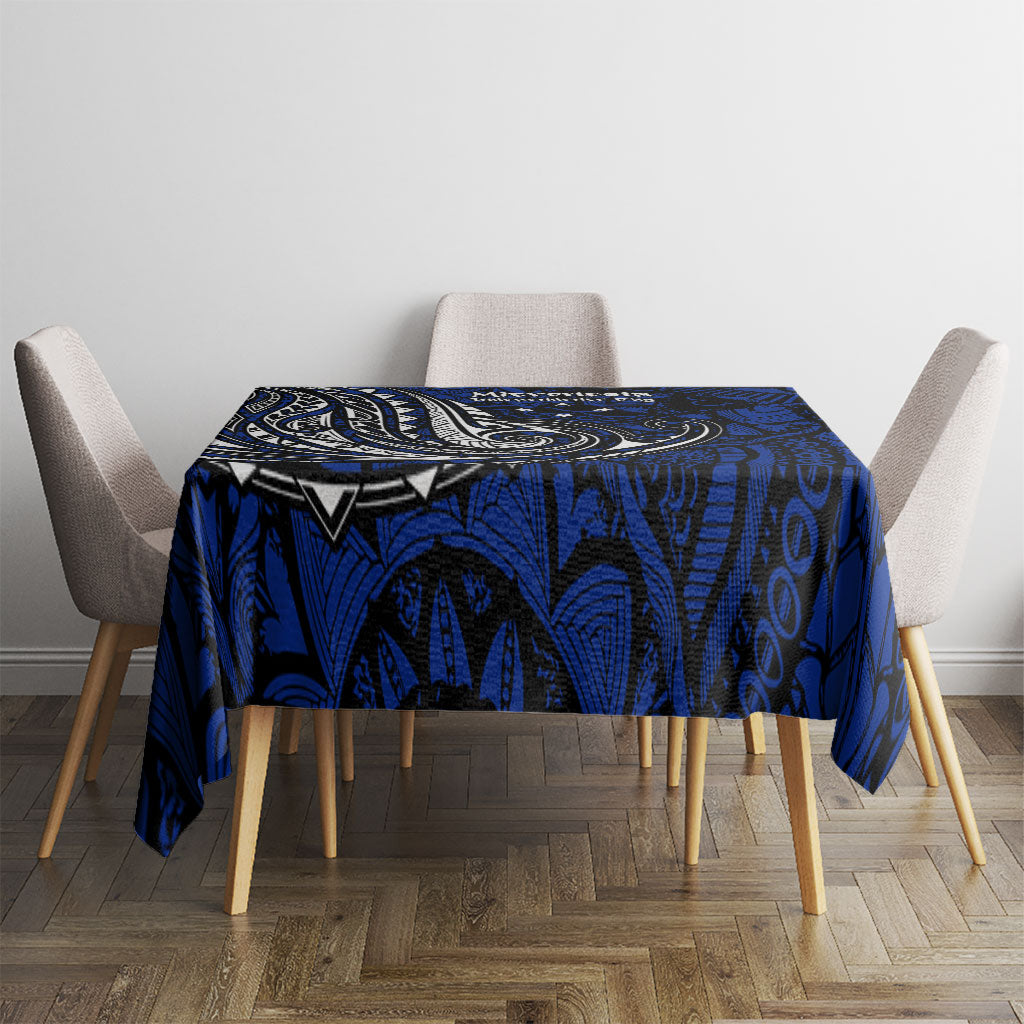 Micronesia Independence Day FSM Tablecloth Tribal Tattoo Pattern Flag Seal Heritage