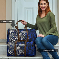Micronesia Independence Day FSM Travel Bag Tribal Tattoo Pattern Flag Seal Heritage TS04 - Polynesian Pride