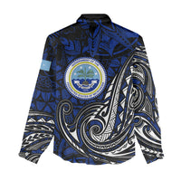 Micronesia Independence Day FSM Women Casual Shirt Tribal Tattoo Pattern Flag Seal Heritage TS04 - Polynesian Pride