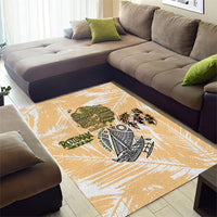 Rotuman Culture Island Pride Area Rug Traditional Polynesian Tribal Pattern With Island Map TS04 - Polynesian Pride