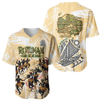 Rotuman Culture Island Pride Baseball Jersey Traditional Polynesian Tribal Pattern With Island Map TS04 - Polynesian Pride