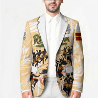 Rotuman Culture Island Pride Blazer Traditional Polynesian Tribal Pattern With Island Map