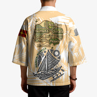 Rotuman Culture Island Pride Kimono Traditional Polynesian Tribal Pattern With Island Map TS04 - Polynesian Pride