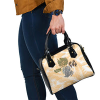 Rotuman Culture Island Pride Shoulder Handbag Traditional Polynesian Tribal Pattern With Island Map TS04 - Polynesian Pride