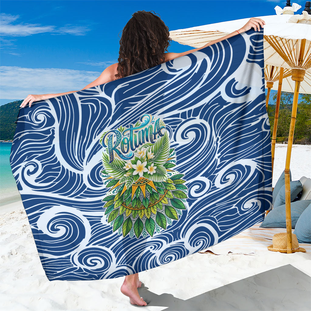 Rotuma Fiji Island Pride Sarong Ocean Wave Coral Reef Marine Life Tribal Tattoo TS04 One Size 44 x 66 inches Blue Green - Polynesian Pride