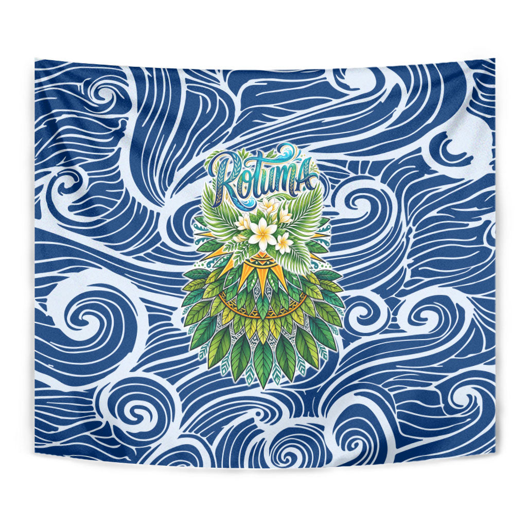 Rotuma Fiji Island Pride Tapestry Ocean Wave Coral Reef Marine Life Tribal Tattoo TS04 - Polynesian Pride