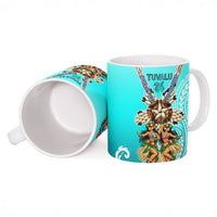 Floating Future Saving Tuvalu Ceramic Mug Ocean Blue Pacific Polynesian Cultural Art Marine Wildlife