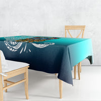 Floating Future Saving Tuvalu Tablecloth Ocean Blue Pacific Polynesian Cultural Art Marine Wildlife