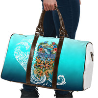 Floating Future Saving Tuvalu Travel Bag Ocean Blue Pacific Polynesian Cultural Art Marine Wildlife TS04 - Polynesian Pride