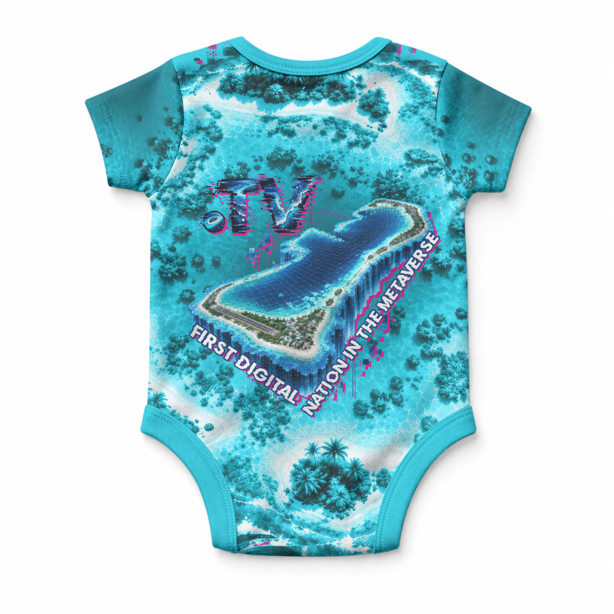 Tuvalu First Digital Nation In The Metaverse Baby Onesie Polynesian Island Atoll Cyber Ocean TS04 - Polynesian Pride