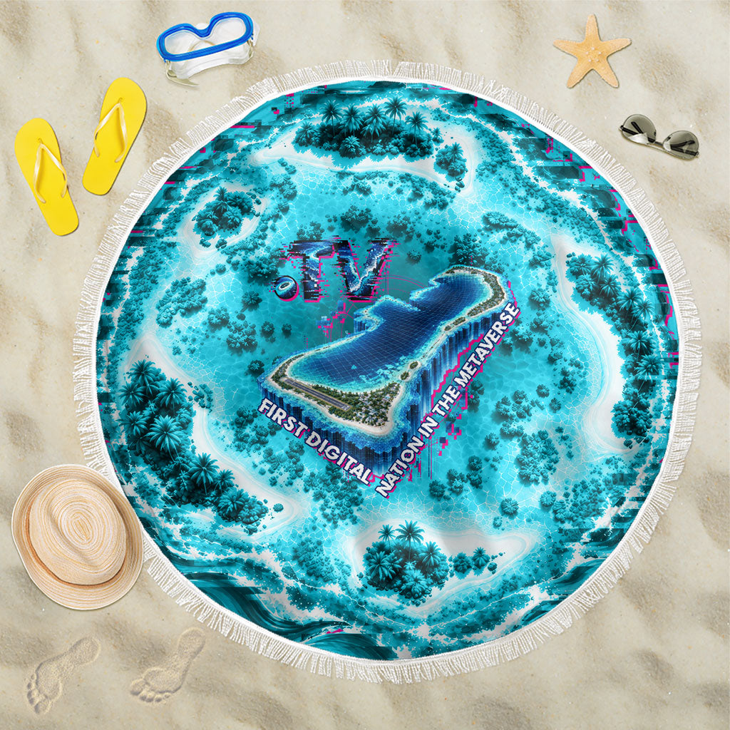 Tuvalu First Digital Nation In The Metaverse Beach Blanket Polynesian Island Atoll Cyber Ocean
