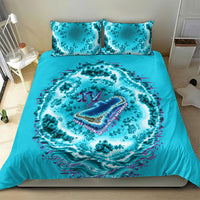 Tuvalu First Digital Nation In The Metaverse Bedding Set Polynesian Island Atoll Cyber Ocean TS04 - Polynesian Pride