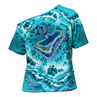 Tuvalu First Digital Nation In The Metaverse Cross Shoulder Shirt Polynesian Island Atoll Cyber Ocean TS04 - Polynesian Pride