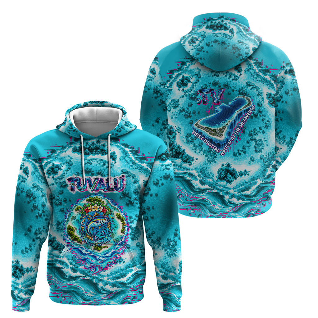 Tuvalu First Digital Nation In The Metaverse Hoodie Polynesian Island Atoll Cyber Ocean TS04 - Polynesian Pride