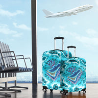 Tuvalu First Digital Nation In The Metaverse Luggage Cover Polynesian Island Atoll Cyber Ocean TS04 - Polynesian Pride
