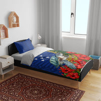 Solomon Islands Sea Turtle Bedding Set Patriotic Flag Coat Of Arms Tribal Hibiscus TS04 - Polynesian Pride