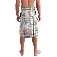 Hawaii Cruising Back To School Lavalava Grid Pattern With School Bag And Vintage Surf Van TS04 - Polynesian Pride