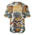 Pineapple Skull Baseball Jersey Summer Paradise TS04 Multicolor - Polynesian Pride