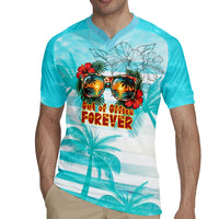 Out Of Office Retired Relocated Rugby Jersey Tropical Island Hawaiian Beach Sunset Sunglasses Suitcase TS04 - Polynesian Pride