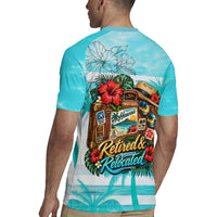 Out Of Office Retired Relocated Rugby Jersey Tropical Island Hawaiian Beach Sunset Sunglasses Suitcase TS04 - Polynesian Pride