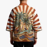 Aloha Nifty 50th Birthday Hawaii Kimono Vintage Retro Sunburst Tropical Palm Tree Surfboard Art TS04 - Polynesian Pride