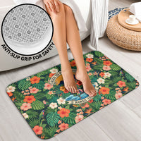 Hawaii 50th Birthday Bathroom Set Tropical Vintage Floral Hibiscus Parrot Island Sunset Art TS04 - Polynesian Pride