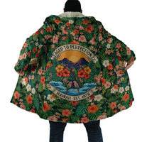 Hawaii 50th Birthday Cloak Tropical Vintage Floral Hibiscus Parrot Island Sunset Art TS04 - Polynesian Pride