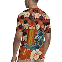 Hawaii 50th Birthday Rugby Jersey Vintage 1976 Limited Edition Floral Surfboard Aloha Vibes TS04 - Polynesian Pride