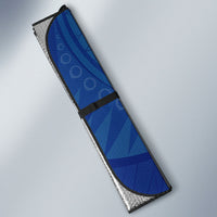 Kiribati Flag Coat Of Arms Auto Sun Shade Sun Rising Frigatebird Pacific Island Tribal Pattern TS04 - Polynesian Pride