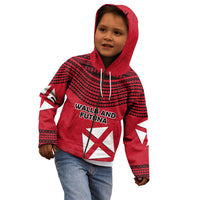 Wallis And Futuna Kid Hoodie Polynesian Tattoo Flag Map TS04 - Polynesian Pride