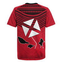 Wallis And Futuna Rugby Jersey Polynesian Tattoo Flag Map TS04 - Polynesian Pride
