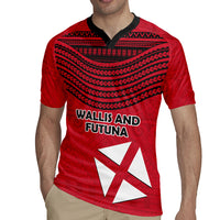 Wallis And Futuna Rugby Jersey Polynesian Tattoo Flag Map TS04 - Polynesian Pride