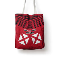 Wallis And Futuna Tote Bag Polynesian Tattoo Flag Map TS04 - Polynesian Pride