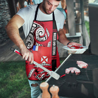 Wallis And Futuna Apron Tribal Polynesian Tattoo Flag Motif TS04 - Polynesian Pride