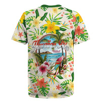 Hawaiian Piko Threads Of Paradise Aloha Rugby Jersey Tropical Hibiscus Plumeria TS04 - Polynesian Pride