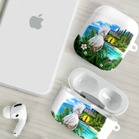 New Caledonia Kagu Bird Nature AirPods Case South Pacific Hidden Gem Tropical Landscape TS04 - Polynesian Pride