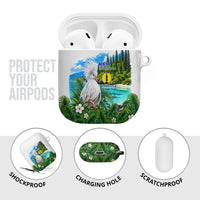 New Caledonia Kagu Bird Nature AirPods Case South Pacific Hidden Gem Tropical Landscape TS04 - Polynesian Pride