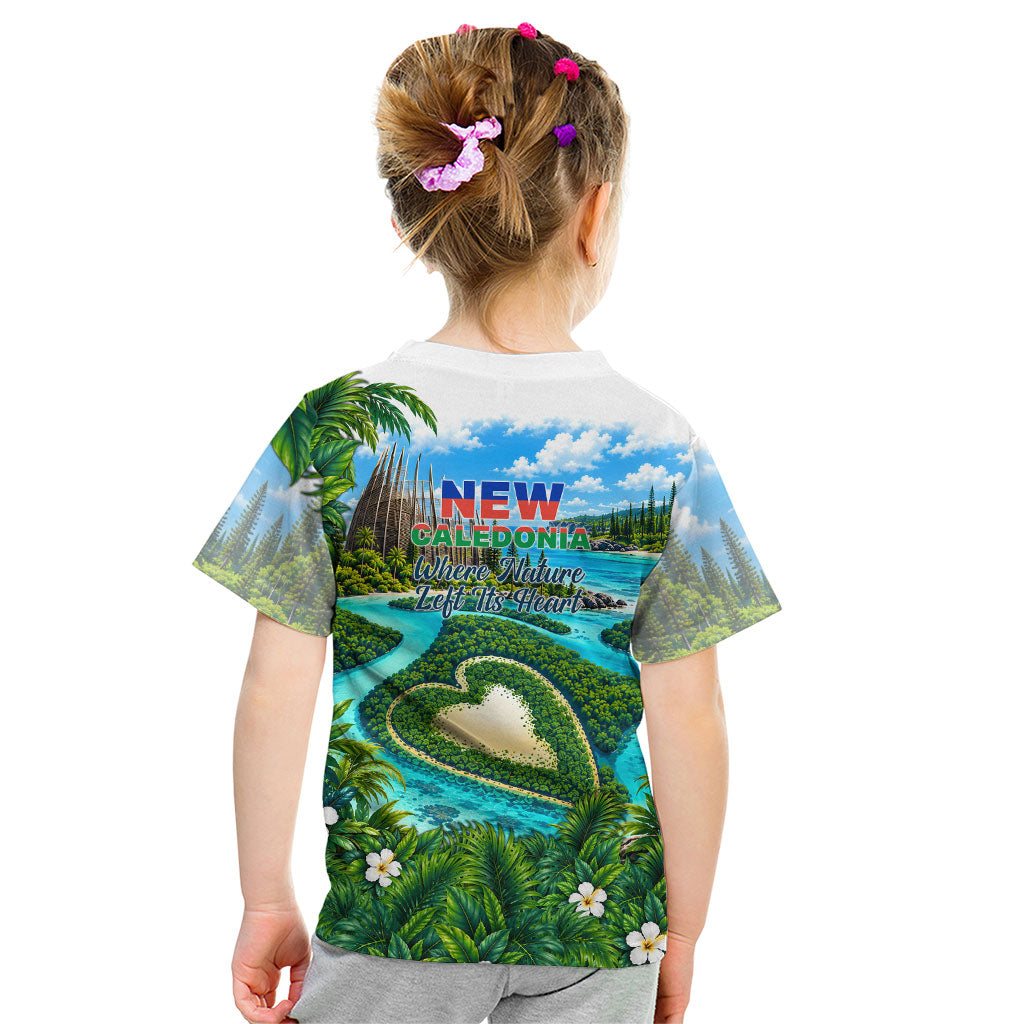 New Caledonia Kagu Bird Nature Kid T Shirt South Pacific Hidden Gem Tropical Landscape TS04 - Polynesian Pride