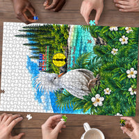 New Caledonia Kagu Bird Nature Puzzle South Pacific Hidden Gem Tropical Landscape TS04 - Polynesian Pride