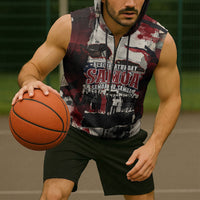 Samoa Black Saturday 1929 Sleeveless Zip Hoodie Mau Movement Vintage Newspaper Grunge Polynesian TS04 - Polynesian Pride