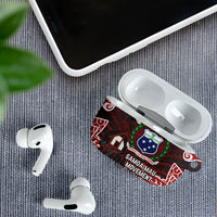 Samoa Black Saturday Mau Movement AirPods Case Polynesian Tribal Pattern Coat Of Arms Graphic Art TS04 - Polynesian Pride