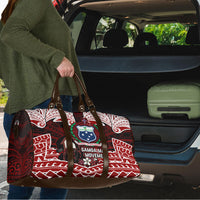 Samoa Black Saturday Mau Movement Travel Bag Polynesian Tribal Pattern Coat Of Arms Graphic Art TS04 - Polynesian Pride